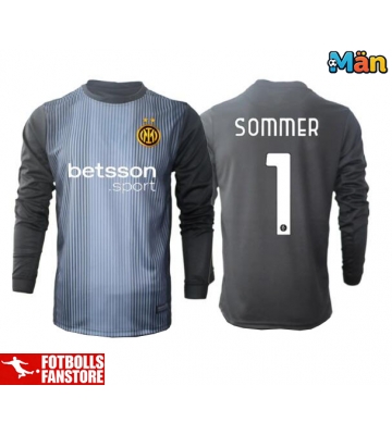 Inter Milan Yann Sommer #1 Målvakt Hemmatröja 2025-26 Långärmad